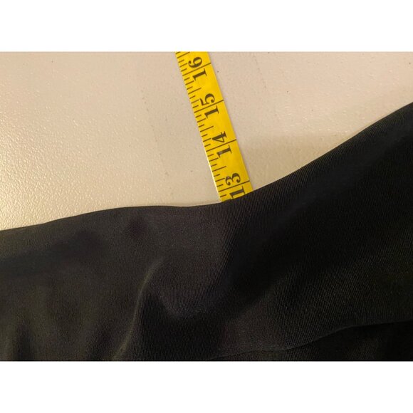 Vintage Alex Evenings Dress Formal Maxi Black Beaded Collar Sleeveless Size 6 - Picture 7 of 10